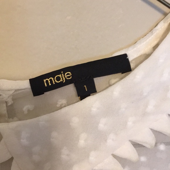 Swiss dot collared shirt - Picture 3 of 4